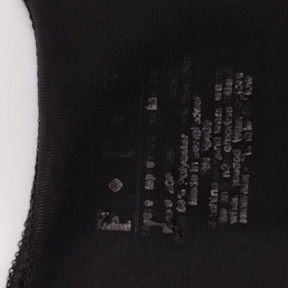 F•I•T black dress bodysuit shape wear READ DESCRIPTION FIT - Picture 6 of 7